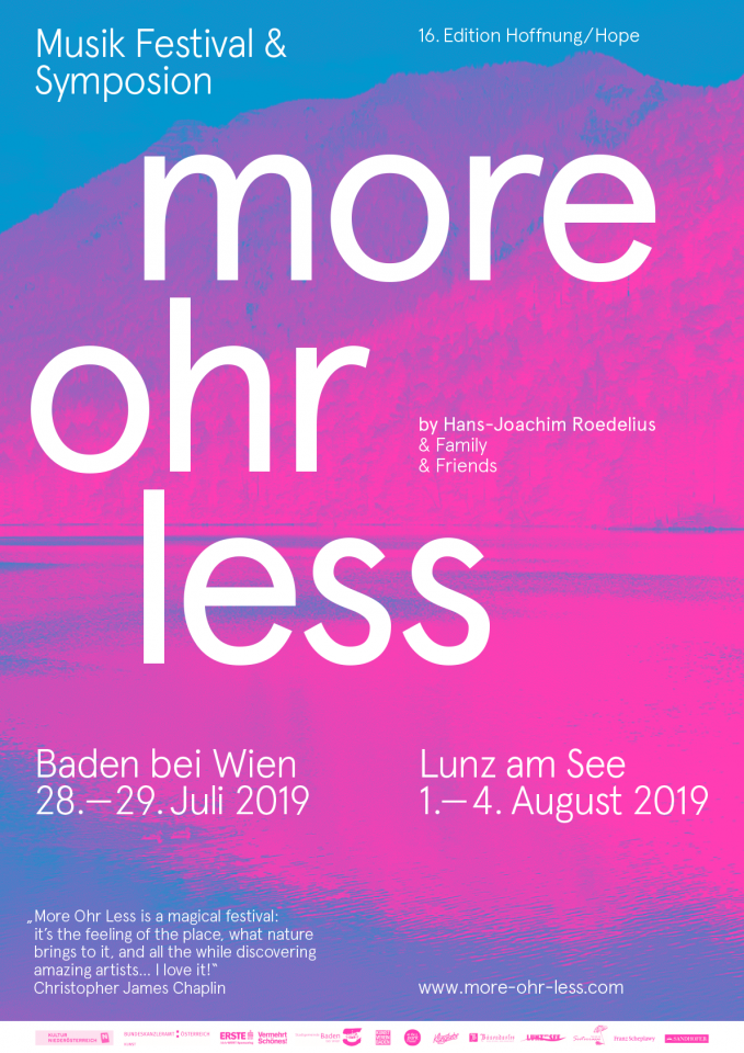 More Ohr Less Plakat 2019 - Hoffnung